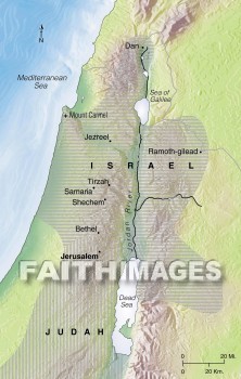 Samaria, jerusalem, Israel, Carmel, baal, mount, Elijah, ahab, kishon, river, Jezreel, Solomon, David, geography, topography, map, mounts, rivers, geographies, maps