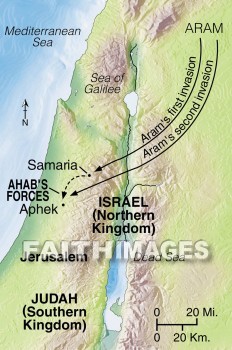 Samaria, aramean, Israel, Judah, Aphek, ahab, geography, topography, map, geographies, maps
