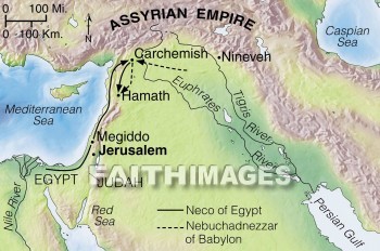 Carchemish, Babylon, Pharaoh, Neco, Egypt, Assyrians, Babylonians, Egyptians, geography, topography, map, pharaohs, geographies, maps