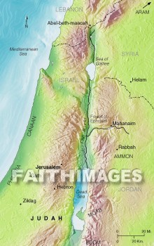 Judah, David, jonathan, mephibosheth, Israel, hebron, jerusalem, Absalom, Jordan, river, mahanaim, Ephraim, geography, topography, map, rivers, geographies, maps