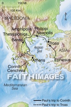 Macedonia, paul, Achaia, Ephesus, troas, Corinth, antioch, Syria, geography, topography, map, geographies, maps