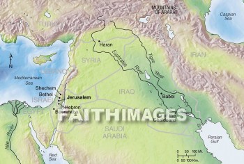 jerusalem, hebron, Bethel, Shechem, Euphrates, tigris, river, abraham, geography, topography, map, rivers, geographies, maps