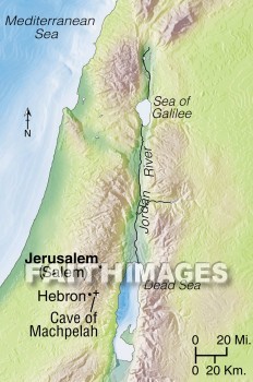 hebron, Sarah, Machpelah, abraham, Isaac, Jacob, geography, topography, map, geographies, maps