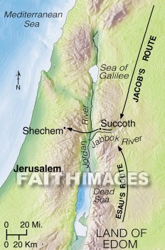 Succoth, Shechem, esau, Edom, Jacob, Dinah, geography, topography, map, geographies, maps