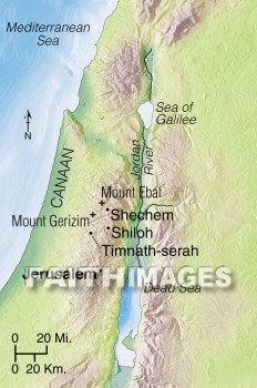 Timnath, serah, Shechem, Joshua, Israelites, geography, topography, map, geographies, maps