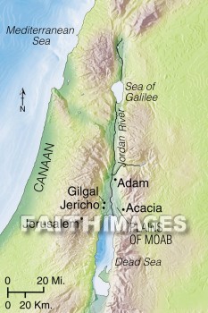 Acacia, hosea, Moab, Promised, land, Israelites, Jordan, river, Jericho, Moses, Gilgal, Zelophehad, geography, topography, map, lands, rivers, geographies, maps