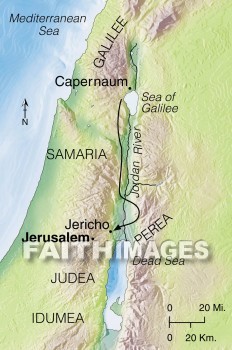Galilee, Samaria, jerusalem, Jordan, Jericho, Jesus, geography, topography, map, geographies, maps