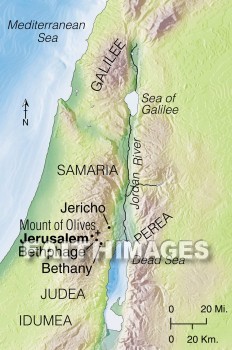 jerusalem, Jericho, Bethany, Bethphage, mount, Olive, Jesus, geography, topography, map, mounts, Olives, geographies, maps