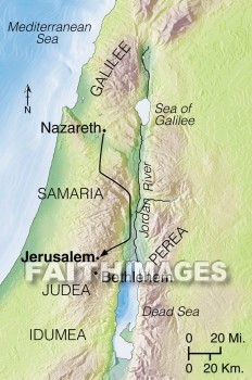 nazareth, bethlehem, Roman, empire, Joseph, Mary, judean, geography, topography, map, Romans, empires, geographies, maps