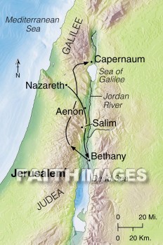 nazareth, Galilee, Capernaum, Jesus, John, Jordan, river, judean, wilderness, geography, topography, map, rivers, wildernesses, geographies, maps