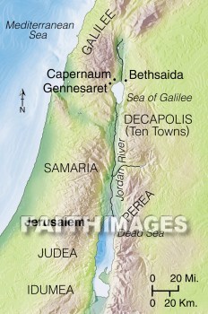 bethsaida, sea, Galilee, Gennesaret, Jesus, geography, topography, map, seas, geographies, maps