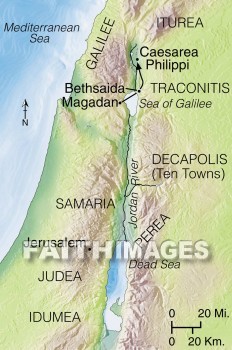 magadan, bethsaida, Caesarea, Philippi, Jesus, geography, topography, map, geographies, maps