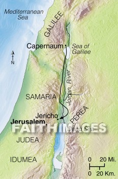jerusalem, Galilee, Jordan, perea, Jericho, Jesus, geography, topography, map, geographies, maps