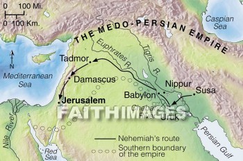 Nehemiah, jerusalem, susa, medo, Persian, empire, Ezra, geography, topography, map, empires, geographies, maps