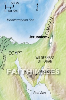 Sinai, mount, hazeroth, Moses, Israelites, wilderness, paran, Promised, land, Egypt, Israel, geography, topography, map, mounts, wildernesses, lands, geographies, maps