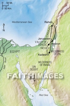 Canaan, Kadesh, zin, Rehob, Moses, wilderness, geography, topography, map, wildernesses, geographies, maps