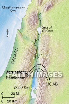 bethlehem, Moab, Elimelech, Naomi, Ruth, geography, topography, map, geographies, maps