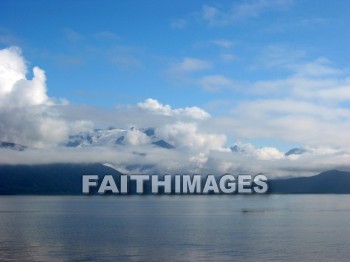 cloud, sea, sky, mountain, Chilean, fjords, custom, community, current, present-day, Present, clouds, seas, skies, mountains, customs, communities, presents