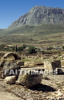 Corinth, Greece, Acro, cenchreae, harbor, Agora, marketplace, lychaeum, road, lechaion, Aquila, Priscilla, Second, missionary, journey, Third, isthmus, capital, Achaia, ephyra, terra, cotta, body, part, votive, thanks