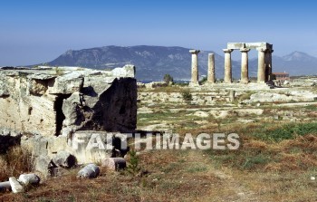 Corinth, temple, Apollo, Worship, column, paul, pauls, Second, missionary, journey, Third, Greece, temples, columns, seconds, missionaries, journeys, thirds