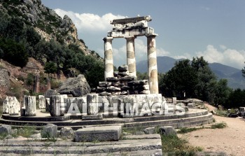 delphi, ancient, Greece, trophonius, agamedesapollo, sacred, plateau, Mt, mount, parnassus, gulf, Corinth, column, colums, Ruin, ancients, plateaus, mounts, gulfs, columns, ruins