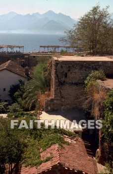 Attalia, Antalya, turkey, Mediterranean, Pamphylia, paul, Barnabas, First, missionary, journey, shore, ocean, sea, seashore, coast, seaport, Attalus, king, Pergamon, Roman, old, wall, missionaries, journeys, shores, oceans