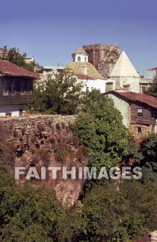 Attalia, Antalya, turkey, Mediterranean, Pamphylia, paul, Barnabas, First, missionary, journey, shore, ocean, sea, seashore, coast, seaport, Attalus, king, Pergamon, Roman, old, wall, missionaries, journeys, shores, oceans