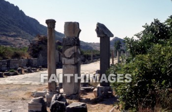 Ephesus, harbor, street, past, remote, early, history, distant, time, bygone, day, antiquity, ancient, old, archaeology, Ruin, anthropology, culture, christian, Roman, Mediterranean, turkey, harbors, streets, histories, times