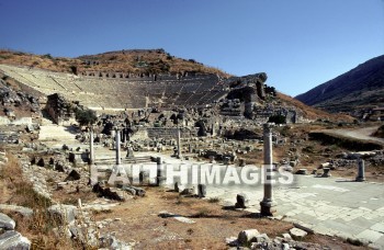 Ephesus, pavement, theater, past, remote, early, history, distant, time, bygone, day, antiquity, ancient, old, archaeology, Ruin, anthropology, culture, christian, Roman, Mediterranean, turkey, pavements, theaters, histories, times