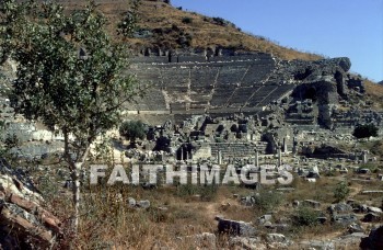 Ephesus, pavement, theater, past, remote, early, history, distant, time, bygone, day, antiquity, ancient, old, archaeology, Ruin, anthropology, culture, christian, Roman, Mediterranean, turkey, pavements, theaters, histories, times