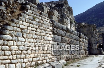 Ephesus, pavement, theater, past, remote, early, history, distant, time, bygone, day, antiquity, ancient, old, archaeology, Ruin, anthropology, culture, christian, Roman, Mediterranean, turkey, pavements, theaters, histories, times