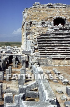 miletus, turkey, Ruin, paul, Third, missionary, journey, Roman, theater, archaeology, ruins, thirds, missionaries, journeys, Romans, theaters