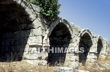 aquaduct, Perga, turkey, Pamphylia, Asia, minor, paul, Barnabas, First, missionary, journey, John, Mark, left, Ruin, archaeology, missionaries, journeys, marks, ruins