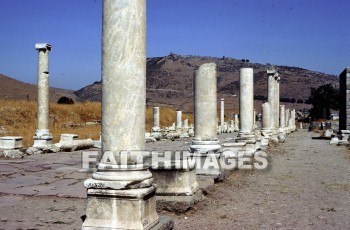 Pergamos, lower, pergamum, turkey, Seven, church, revelation, archaeological, site, Roman, theater, sevens, Churches, revelations, sites, Romans, theaters