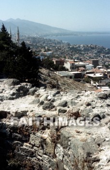 Smyrna, modern, Izmir, seaport, turkey, Western, coast, Bible-time, Asia, minor, Seven, church, revelation, mountain, ocean, moderns, seaports, coasts, sevens, Churches, revelations, mountains, oceans