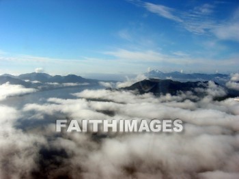 cloud, mountain, hill, alp, bluff, cliff, crag, dome, drift, elevation, height, mound, mount, peak, pike, range, ridge, forest, tree, thicket, timber, timberland, wood, woodland, pine, evergreen