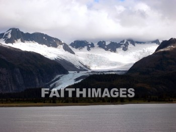 bay, glacier, cold, frostiness, chill, chilliness, coldness, freeze, frigidity, frost, frostbite, frozenness, glaciation, iciness, mountain, snow-capped, forest, tree, cloud, sky, heaven, creation, imagination, background, Backgrounds, Admire