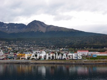 coast, ushuaia, Argentina, southernmost, city, snow-capped, mountain, coasts, cities, mountains