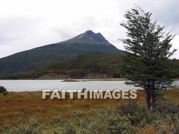 fjord, Chile, snow-capped, mountain, glacier, mountains, glaciers