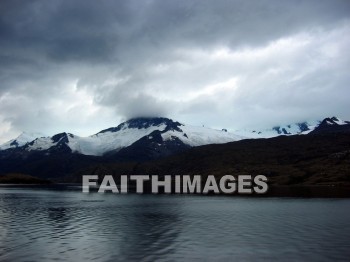 fjord, Chile, snow-capped, mountain, glacier, cloud, sky, ice, snow, water, mountains, glaciers, clouds, skies, ices, snows, waters