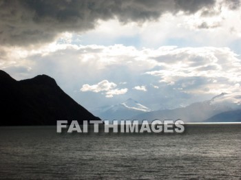 fjord, Chile, snow-capped, mountain, glacier, cloud, sky, ice, snow, water, mountains, glaciers, clouds, skies, ices, snows, waters