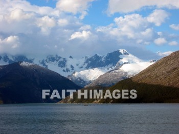 fjord, Chile, snow-capped, mountain, glacier, cloud, sky, ice, snow, water, mountains, glaciers, clouds, skies, ices, snows, waters