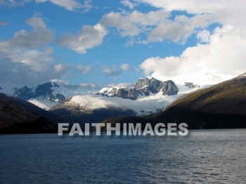 fjord, Chile, snow-capped, mountain, glacier, cloud, sky, ice, snow, water, mountains, glaciers, clouds, skies, ices, snows, waters