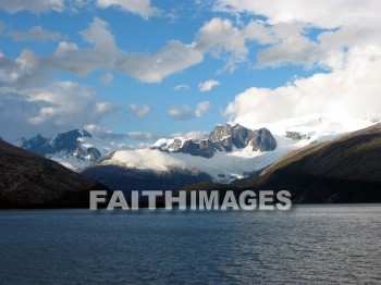 fjord, Chile, snow-capped, mountain, glacier, cloud, sky, ice, snow, water, mountains, glaciers, clouds, skies, ices, snows, waters