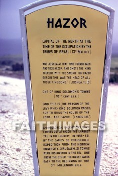 hazor, marker, Historical, sign, archaeology, signs