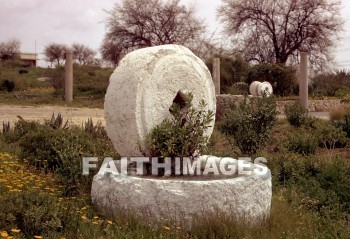 Millstone, Tel qasile, grind, grain, archaeology, ancient, culture, Ruin, millstones, grains, ancients, cultures, ruins