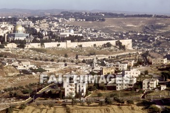 jerusalem, old, city, mount, Scopos, cities, mounts