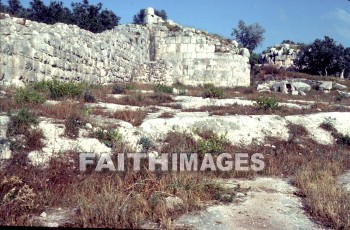 Samaria, gate, Ruin, tower, archaeology, antiquity, gates, ruins, towers