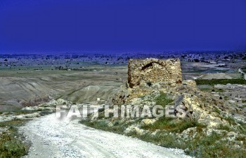 Jericho, road, jerusalem, old, Ruin, roads, ruins