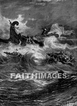 Shipwreck, paul, rome, storm, sea, shipwrecks, storms, seas